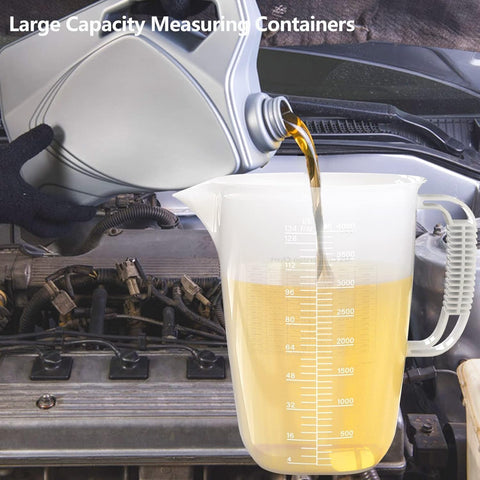 WhiteRhino versatile measuring pitcher for lawn, pool, automotive fluids.