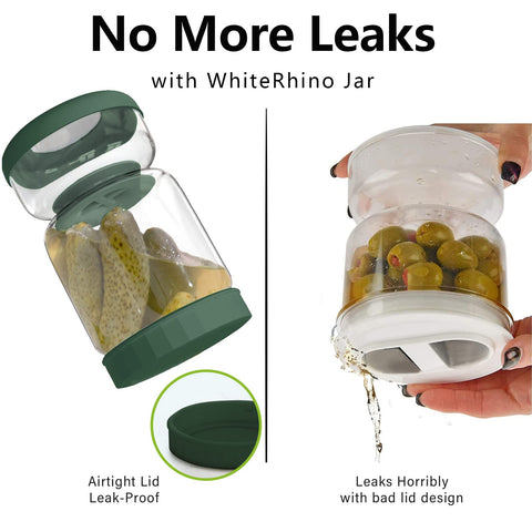 WhiteRhino multi-use pickle storage for jalapenos and more
