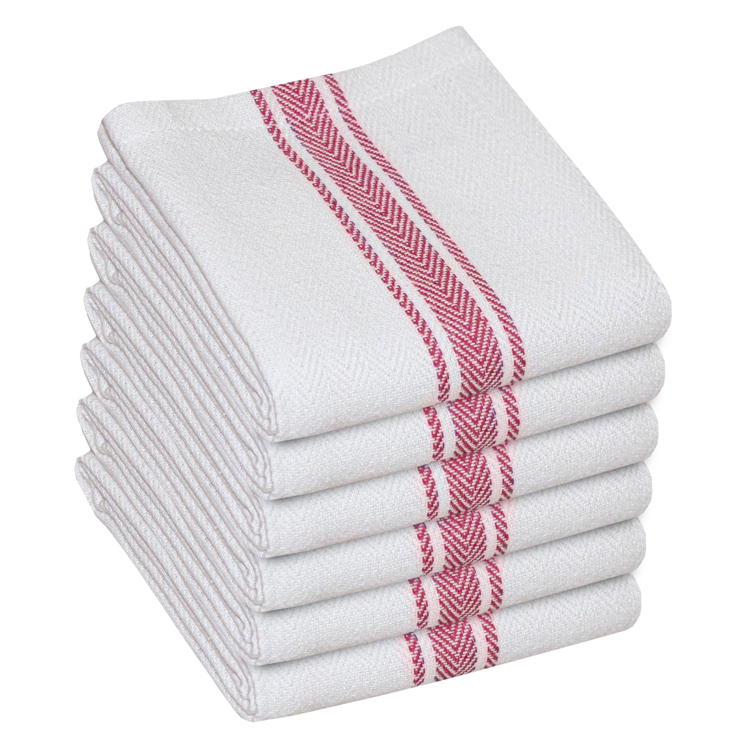 WhiteWrap kitchen dish towels absorbent for quick drying and spotless dishes.