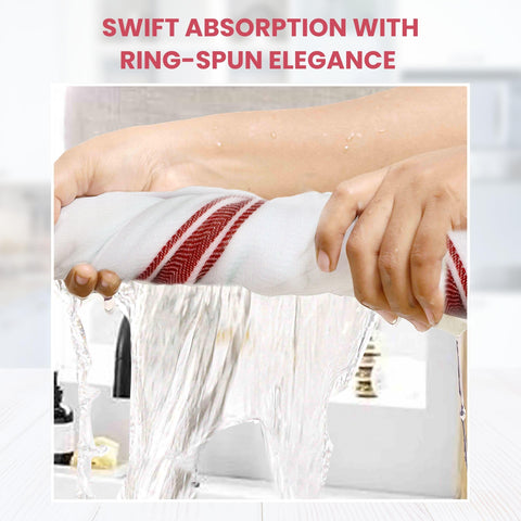 WhiteWrap gray color towels blend with any kitchen decor.