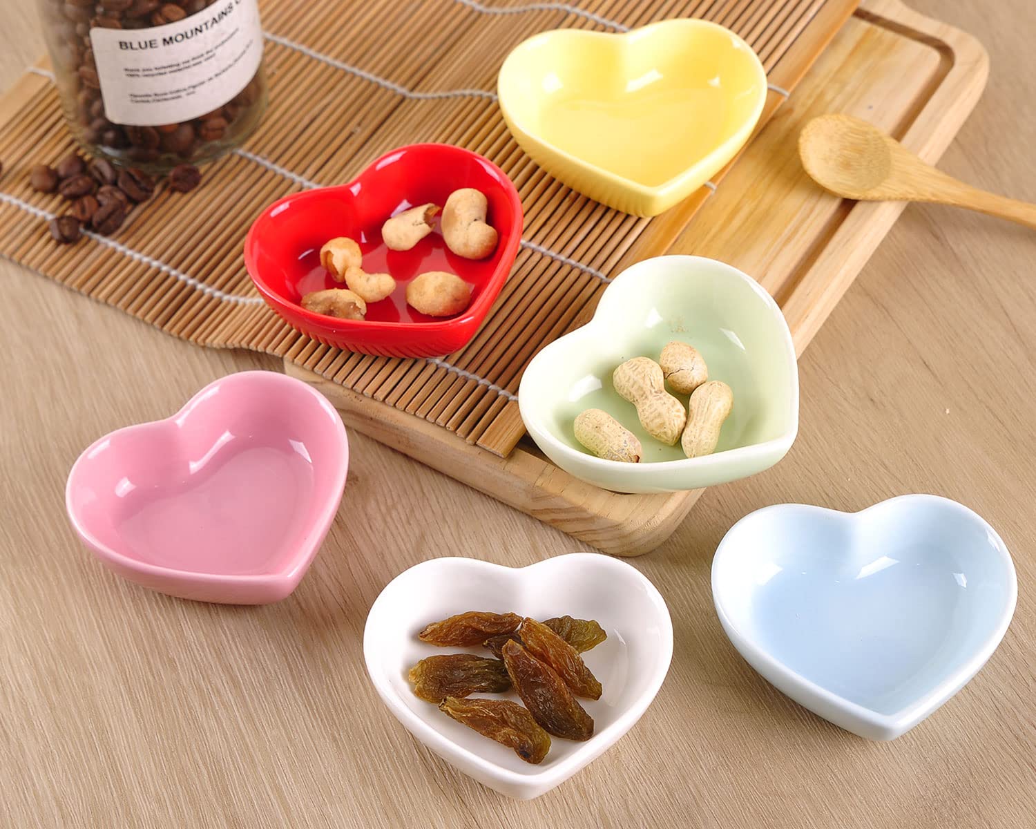 WHJY six-piece set offers elegant side dishes for sauces, soy, and condiments