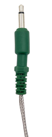 Wholesale Sensors Flame Boss green probe shows straight-plug compatibility with controllers.
