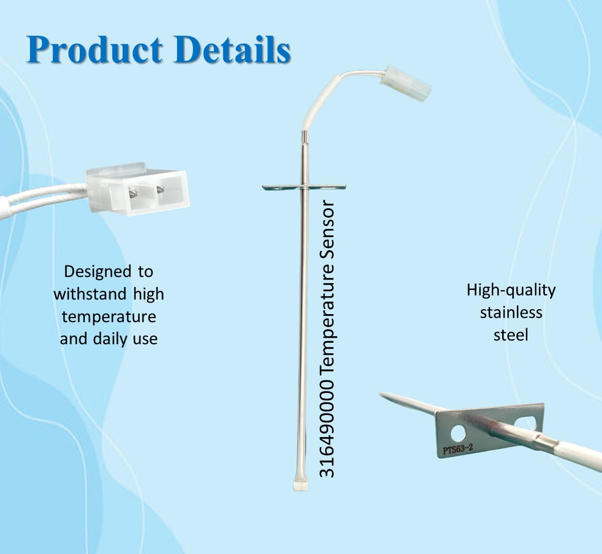 Wholesale Sensors 316490000 supports even baking for consistent results.