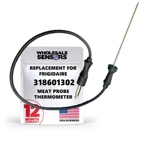 Wholesale Sensors Frigidaire 318601302 meat probe product shot highlighting precision readings.