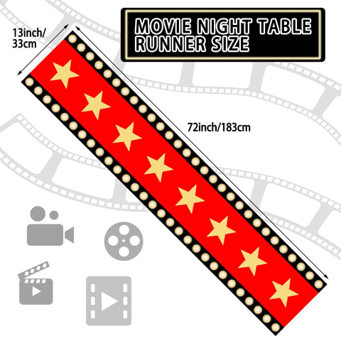 WHQXFDZ table runner gold star pattern sparkles under lights for festive decor