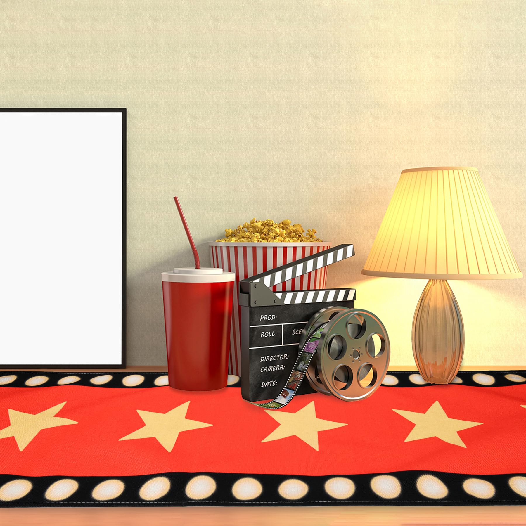 WHQXFDZ on-table display suitable for birthday parties and movie nights