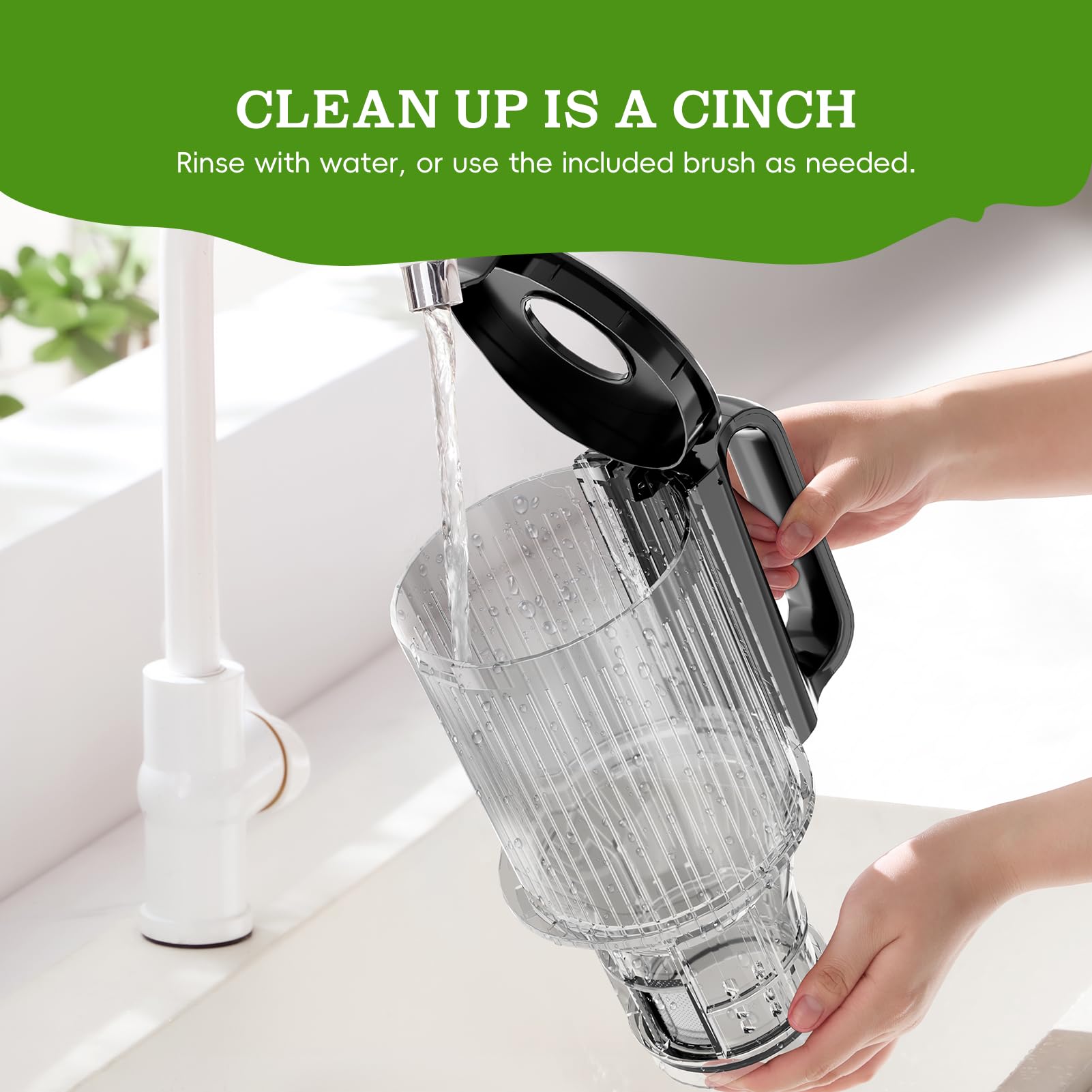 Whuto compact juicer fits on crowded kitchen countertops