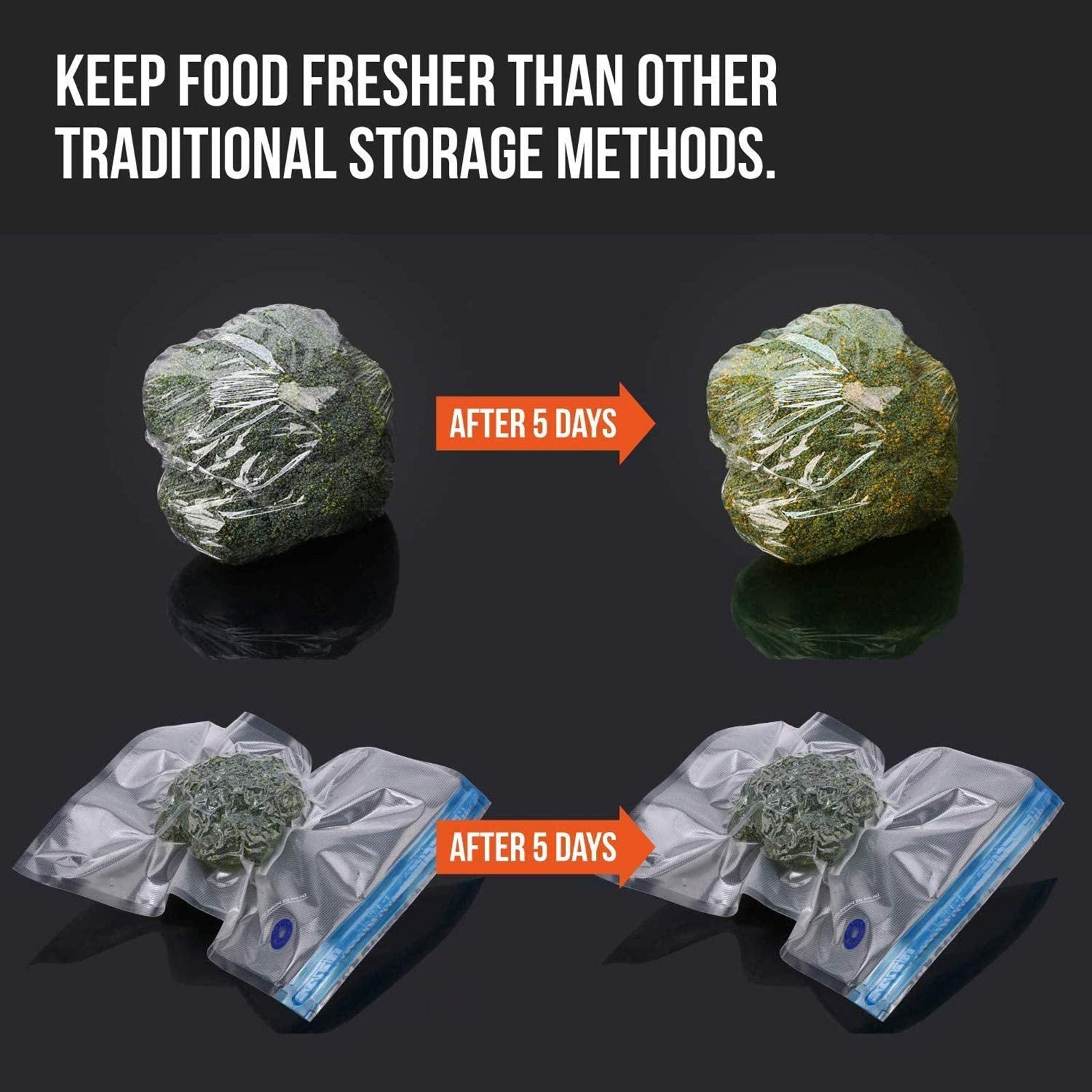 WHX small-size sous vide bag suitable for herbs and snacks.