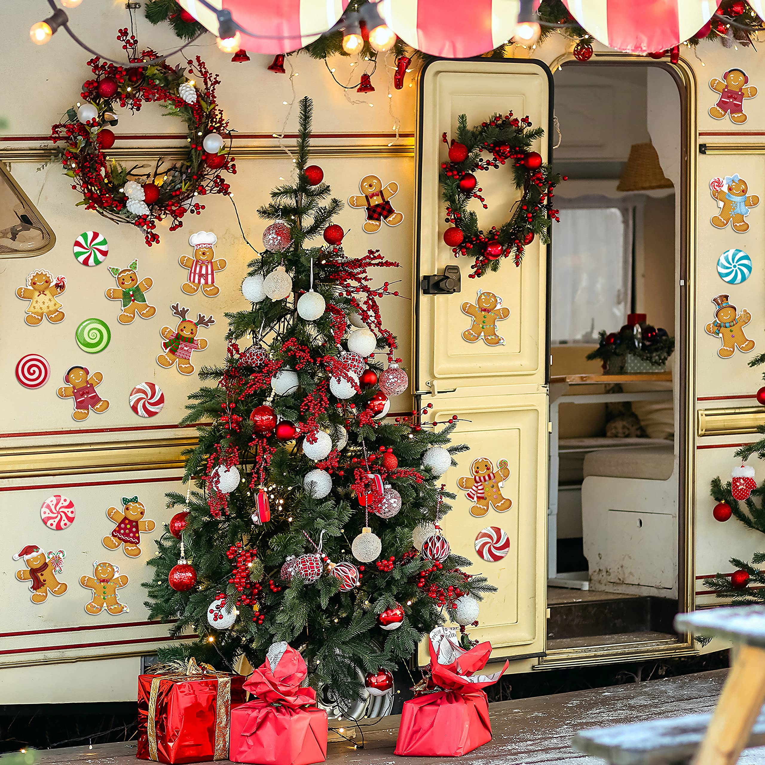 WHYMEO mailbox magnet adding winter decor and charm