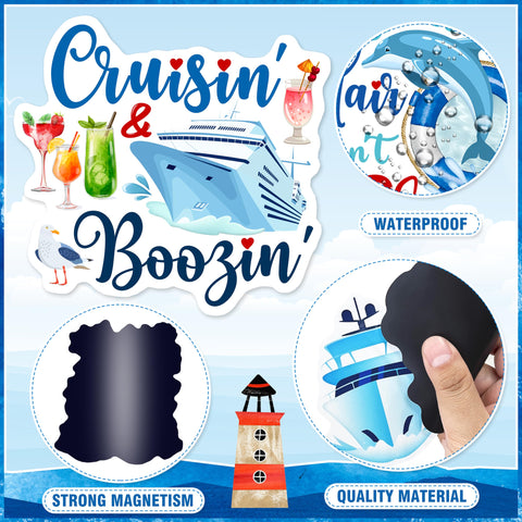 WHYMEO summer theme magnets evoke beach vibes on metal surfaces