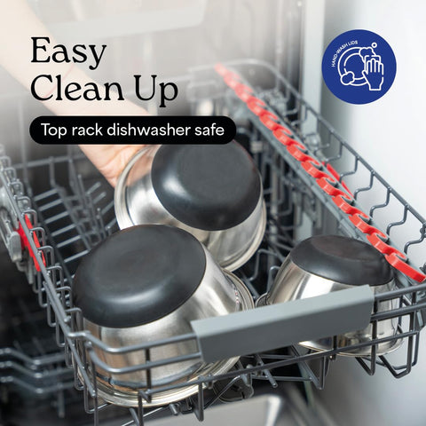WHYSKO bowls with tight-seal lids enabling easy prep and storage.