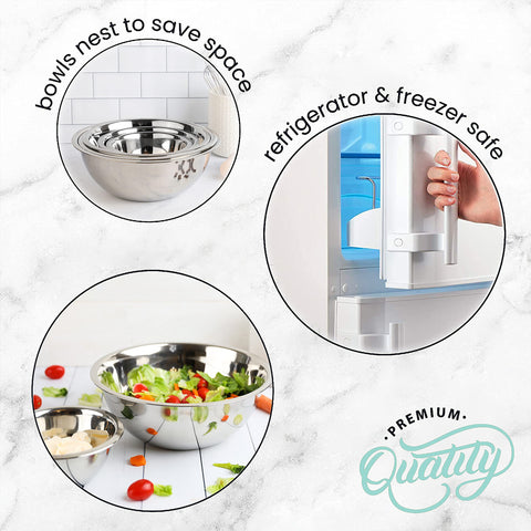 WHYSKO no-lid design bowls promote easy stacking and access