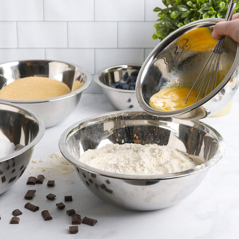 WHYSKO rust-resistant heavy-duty kitchen bowls for daily use