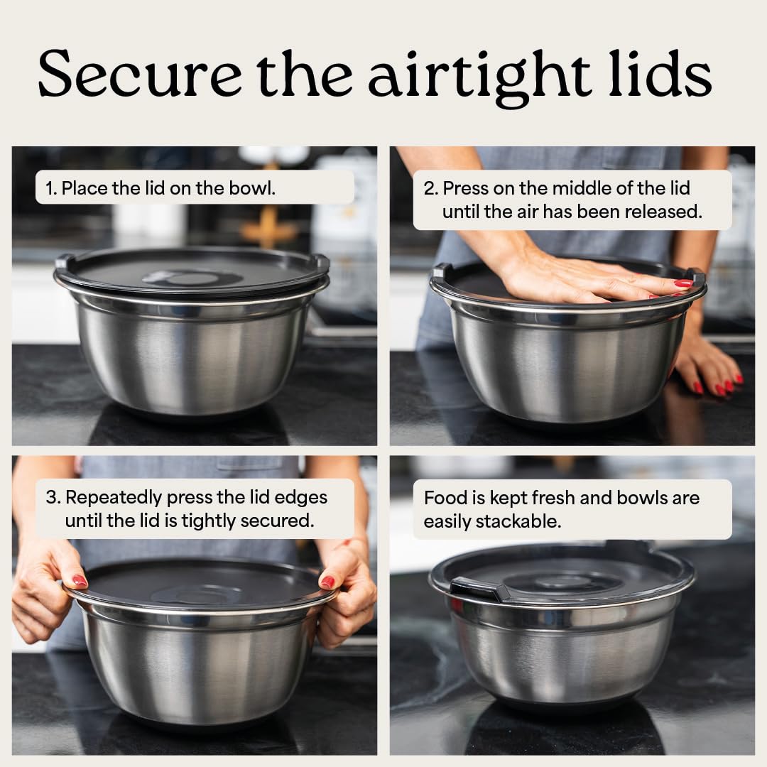 WHYSKO three-grater attachments speed prep directly into bowls.