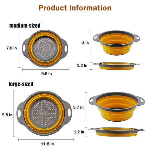 WHZHAOCAI colander rinses greens and berries effectively