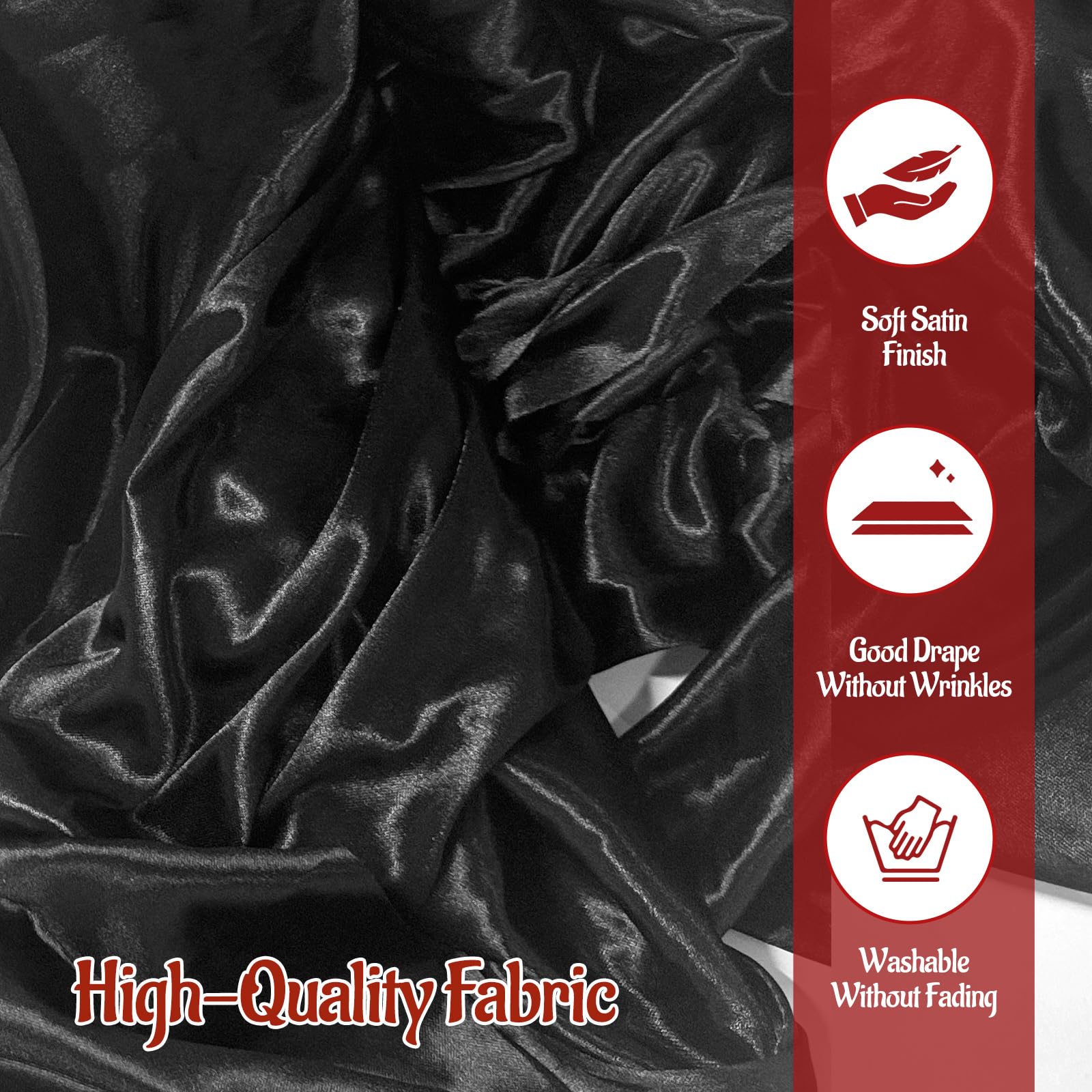 Wibeelee stage skirt easy-install adhesive strips simplify setup