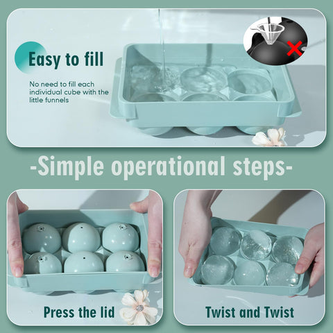 WIBIMEN conical bump creates perfectly rounded ice spheres every time.
