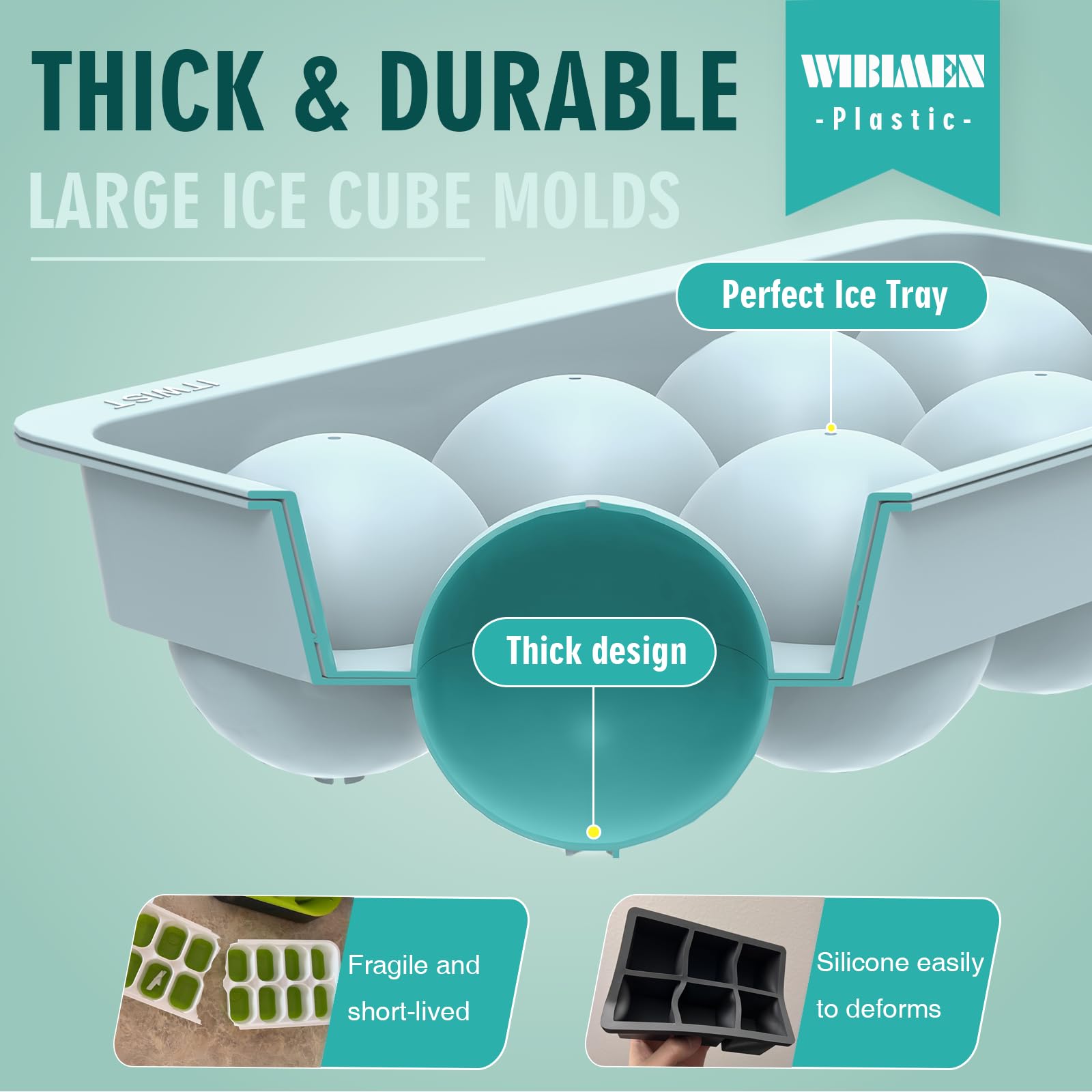 WIBIMEN food-grade material keeps flavors pure and safe in the freezer.
