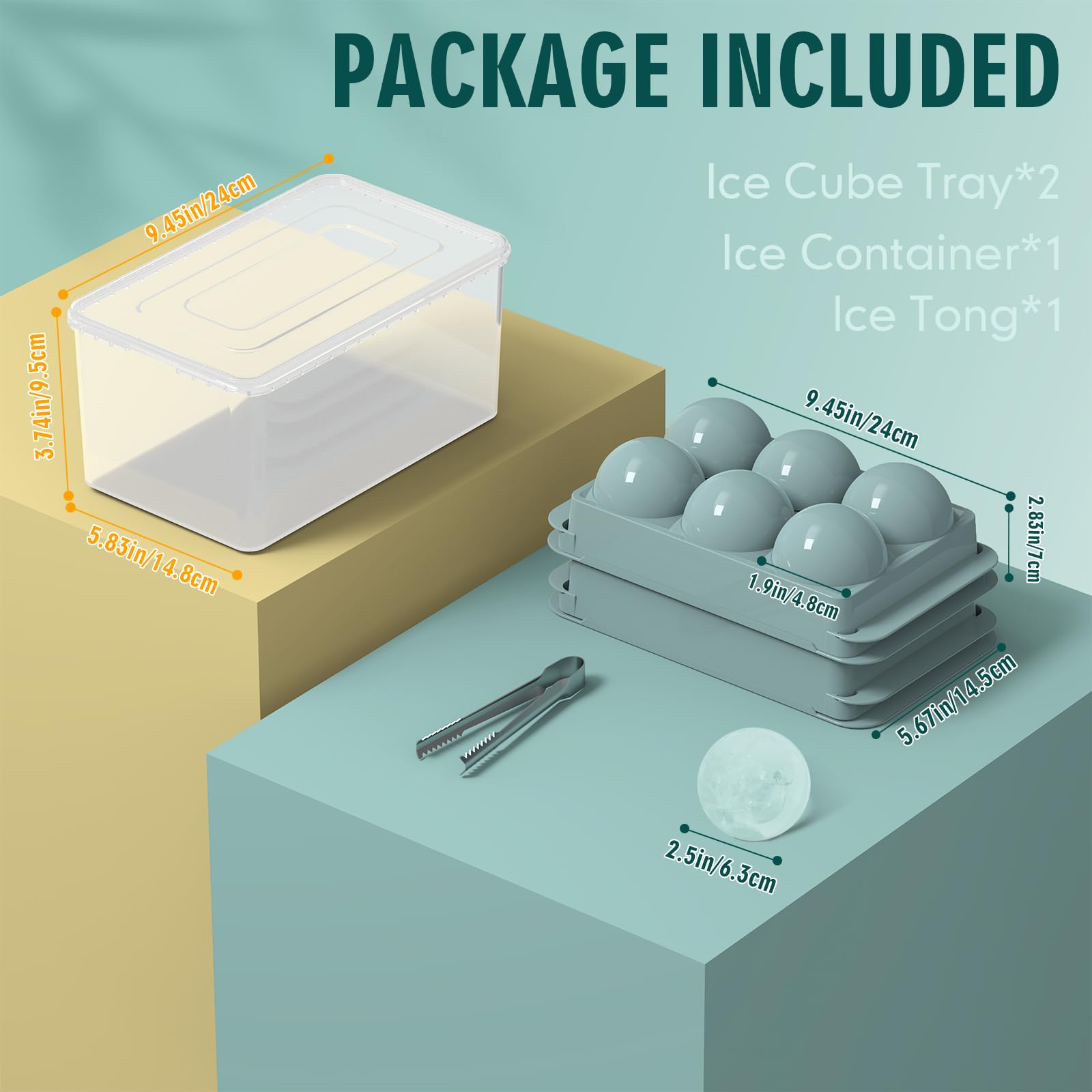 WIBIMEN food-grade material ensures safe, durable ice cube molds.