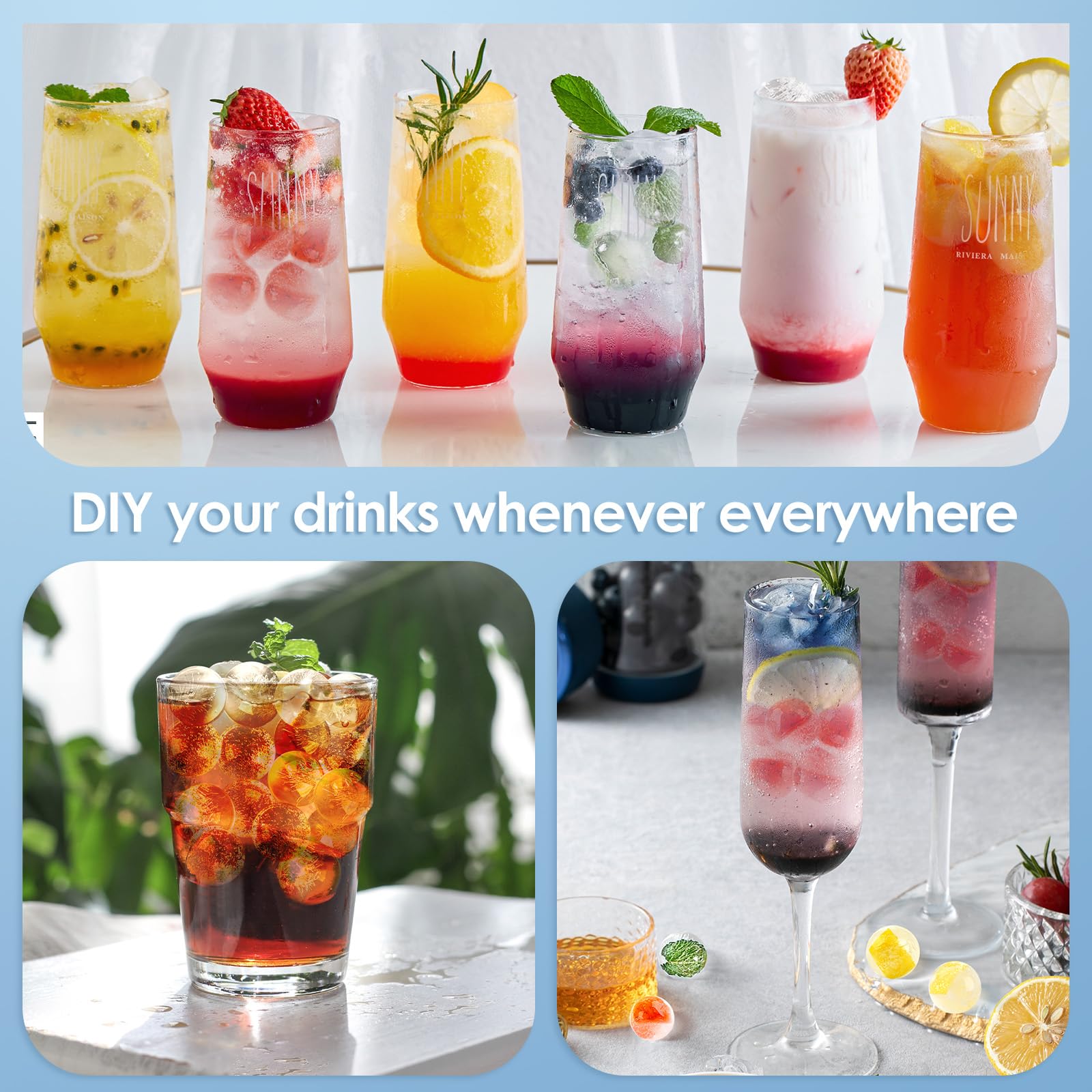 WIBIMEN ice cubes easy-release design frees cubes swiftly.