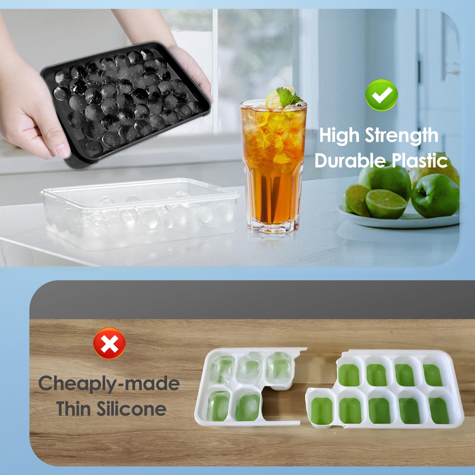 WIBIMEN ice-tray supports multiple uses from cocktails to coffee.