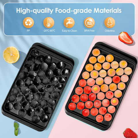 WIBIMEN stackable ice tray design helps organize your freezer.