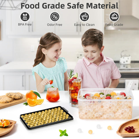 WIBIMEN mini ice trays food-grade material highlights safe, durable construction.