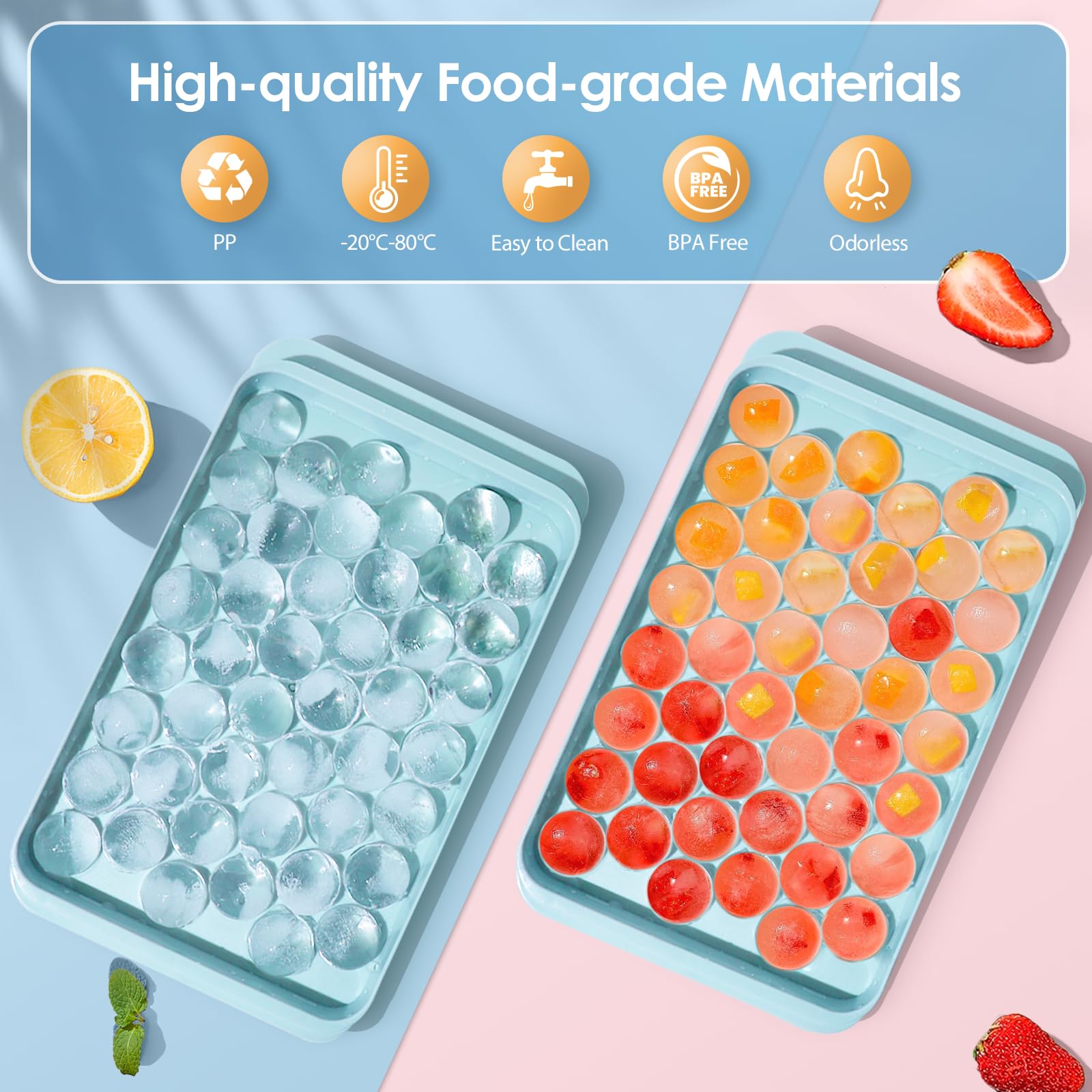 WIBIMEN stackable ice tray design saves freezer space