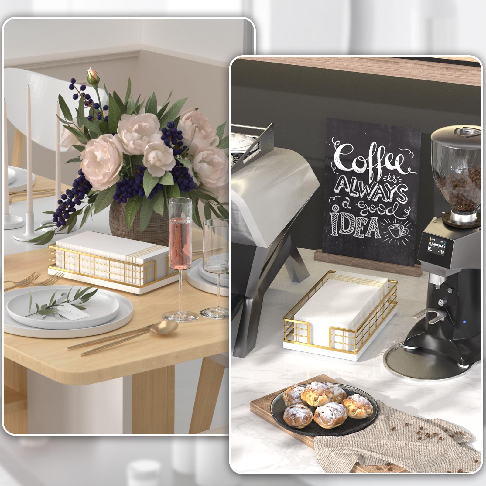 Wican bathroom towel tray positioned at back of toilet for quick hand towels