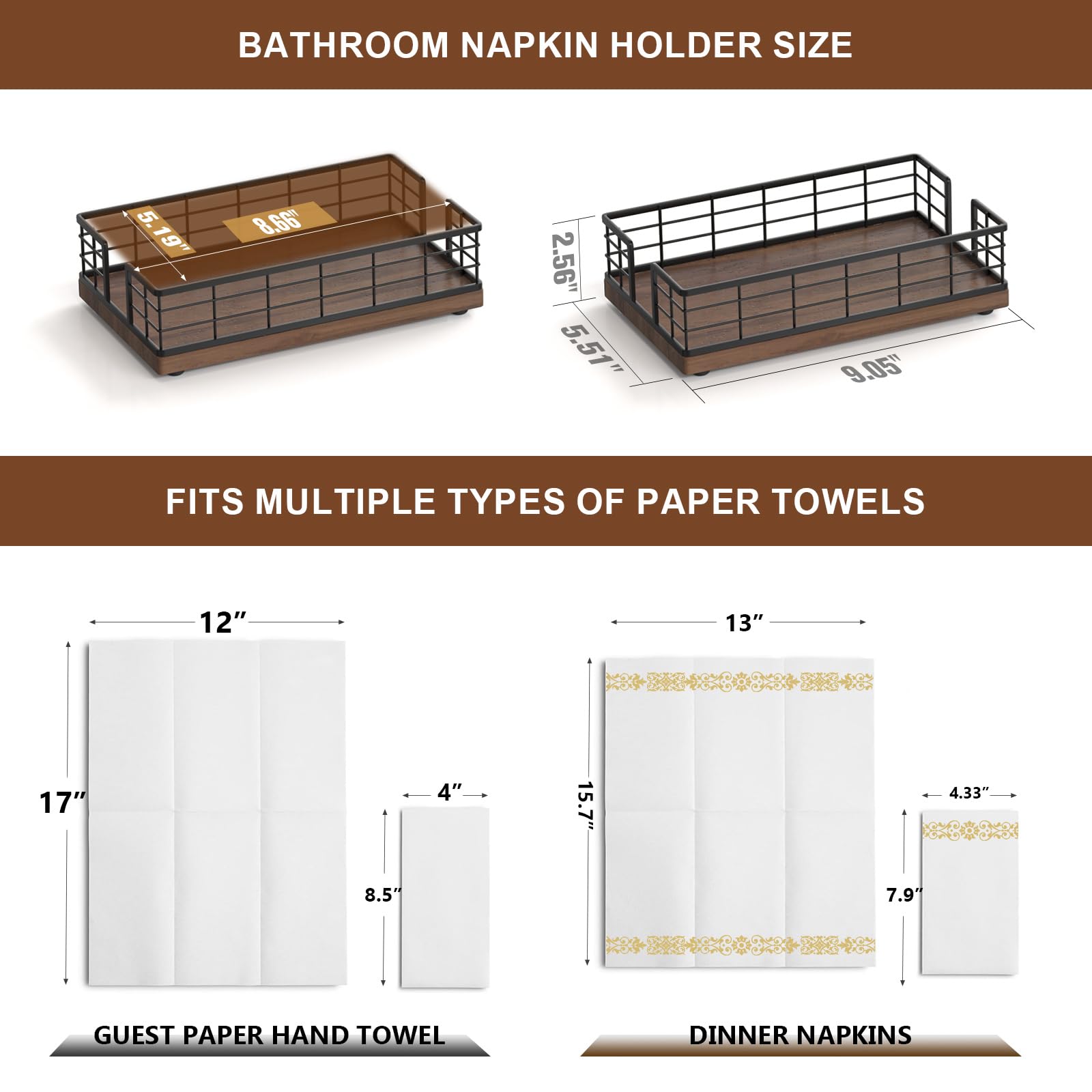 Gift-ready packaging for the Wican guest towel holder tray