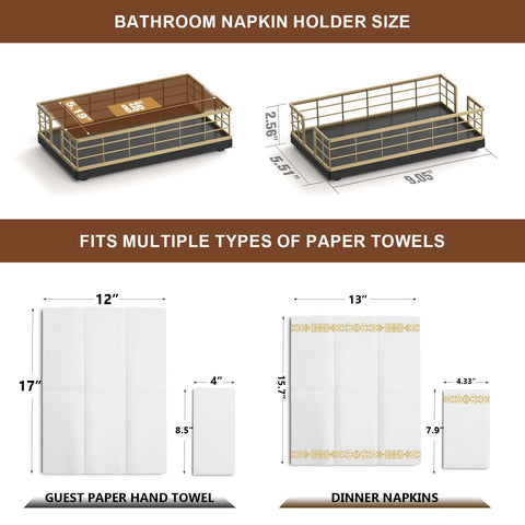 Wican large-size tray fits standard towels for quick retrieval.