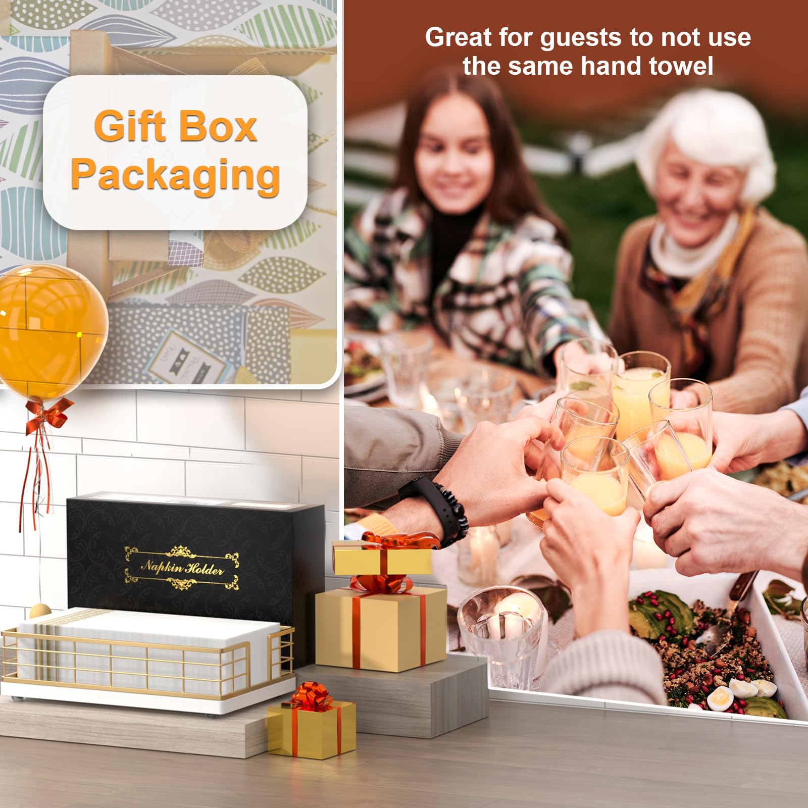 Wican lunch napkin holder on table keeps napkins neat during meals