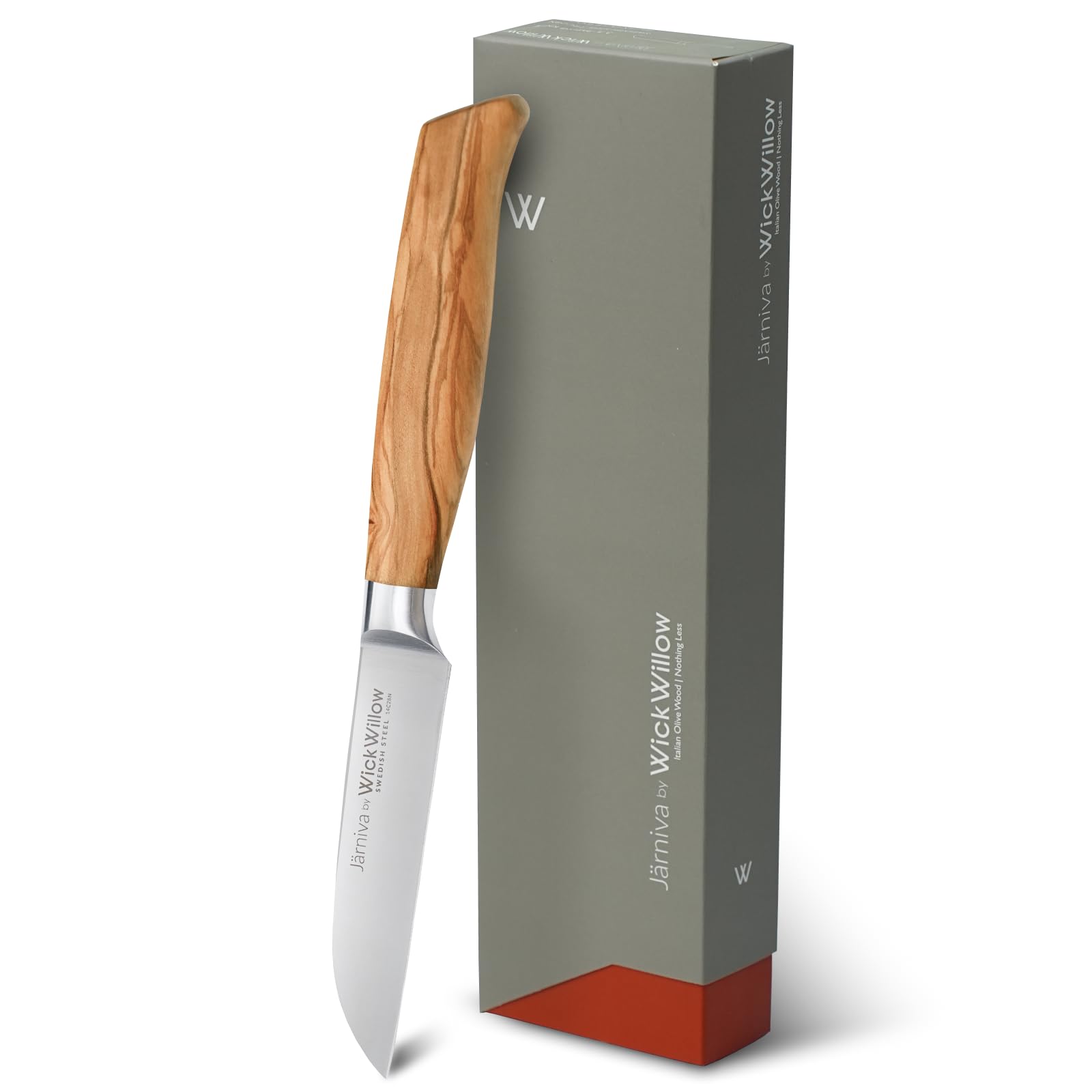 WICKWILLOW 3.5-inch paring knife blade in Swedish steel for precise prep tasks