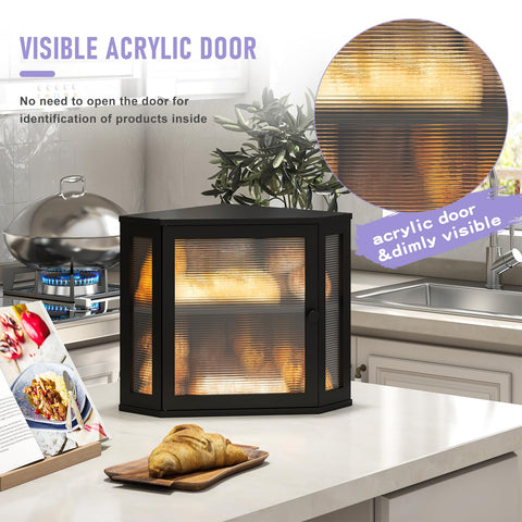Wieghda acrylic wavy panel adds farmhouse style and easy access.