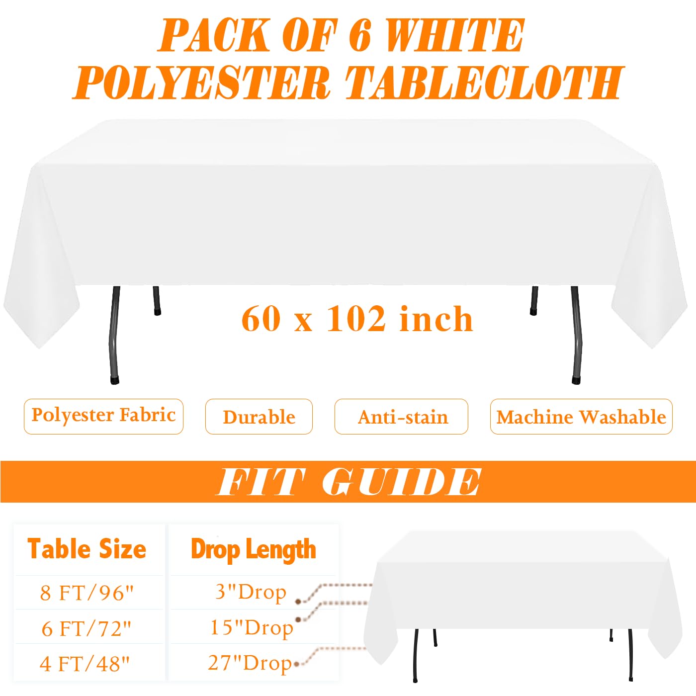 WIGENIUS tablecloth close-up showing folded border stitching for refined appearance