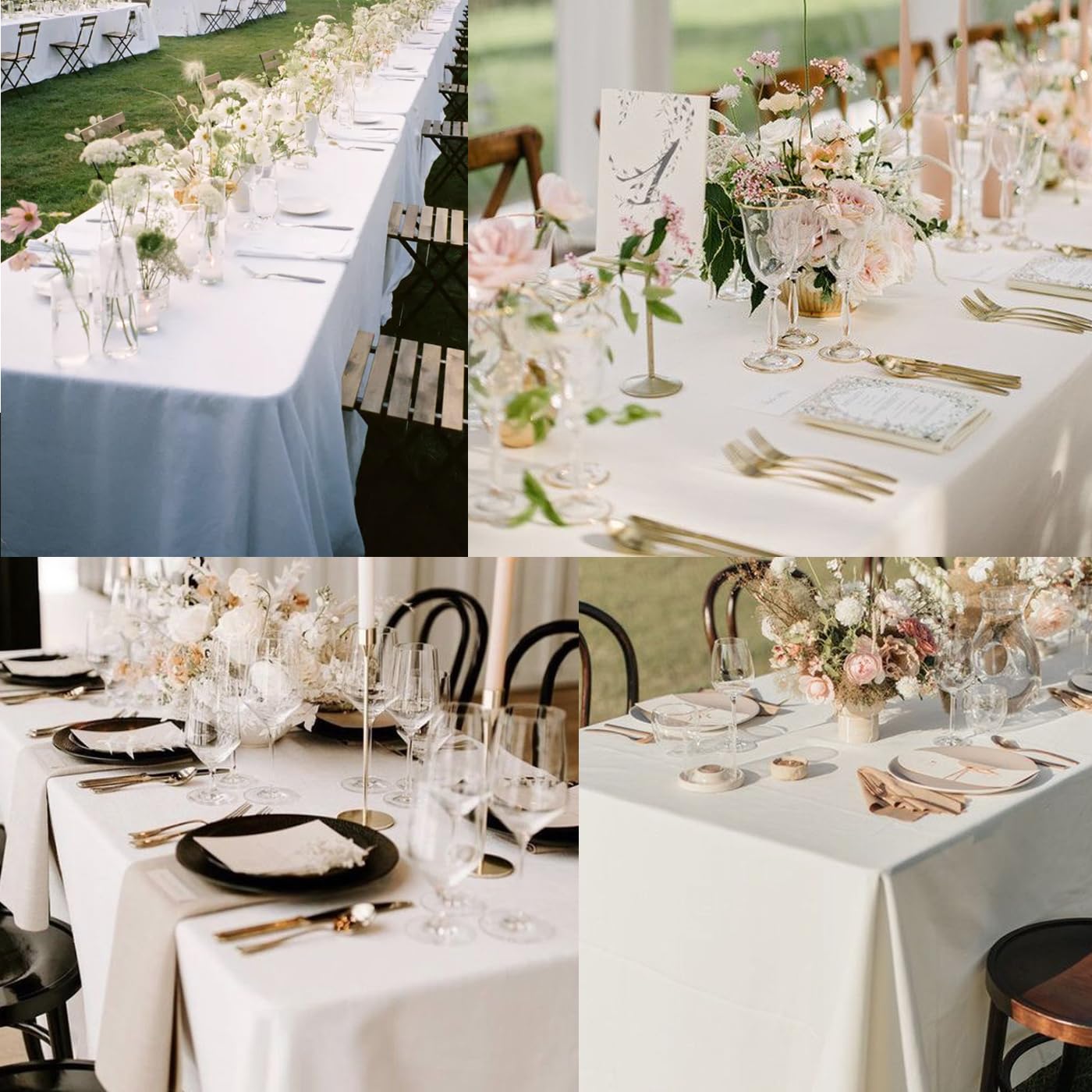 WIGENIUS 60x102 tablecloth protects surfaces and elevates presentation