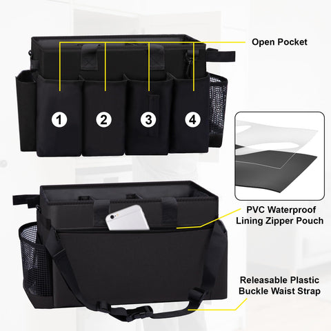 Wigojoy bag interior dividers create five organized compartments