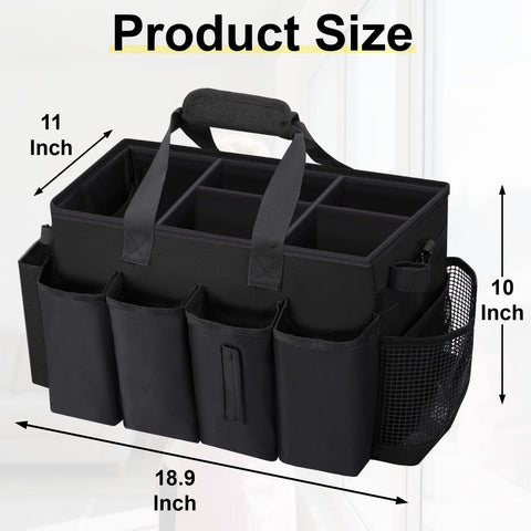 Wigojoy bag side pockets show PVC lining and tool straps