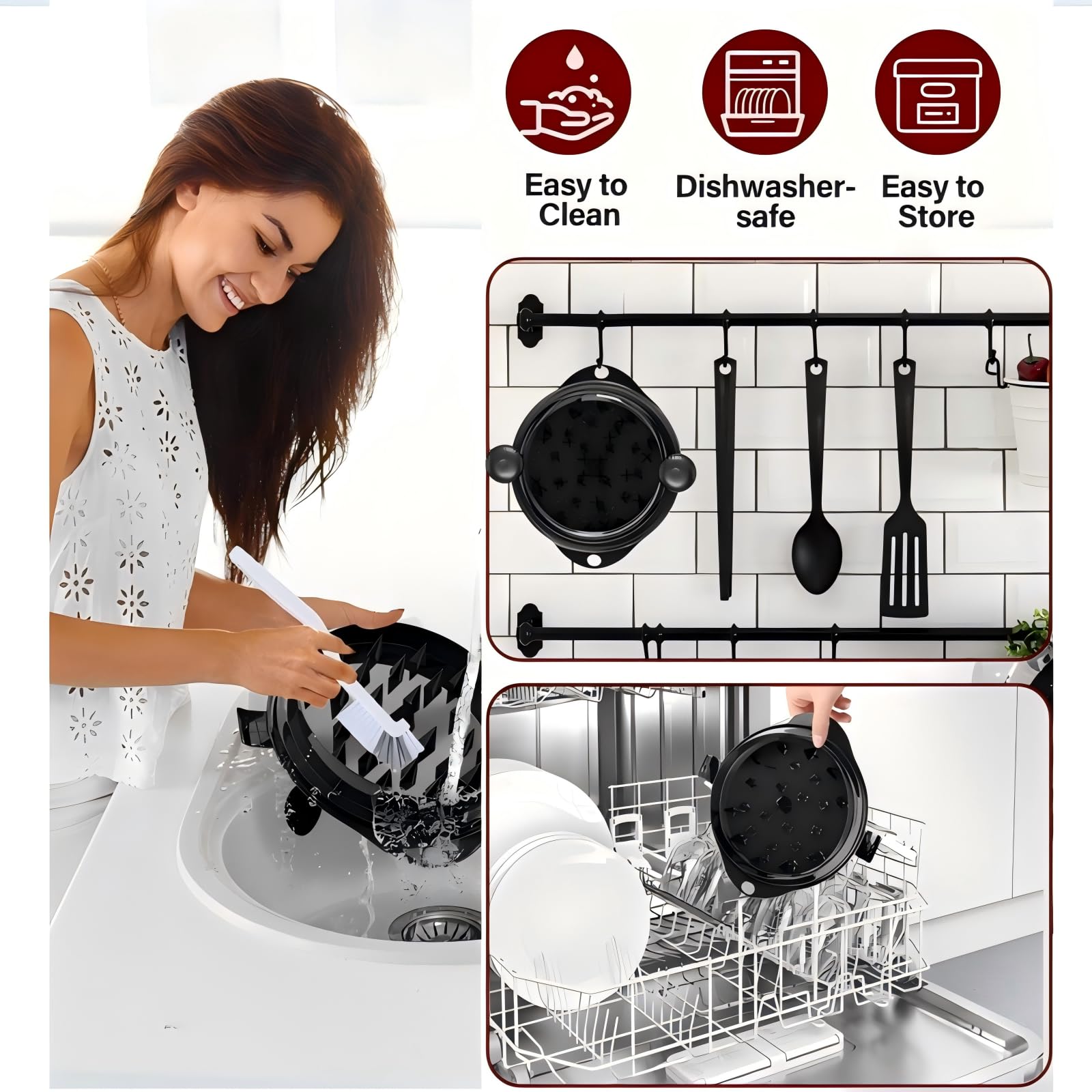 Wiki Jooy Shredder dishwasher safe for easy cleanup