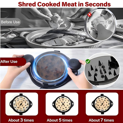 Wiki Jooy Large-capacity shredder handles more meat per pass