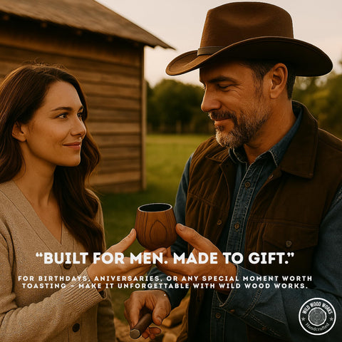 Wild Wood Works man gift idea for dad or friend.