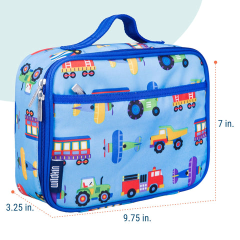 Wildkin Insulated Lunch Box interior pocket for quick access and organization