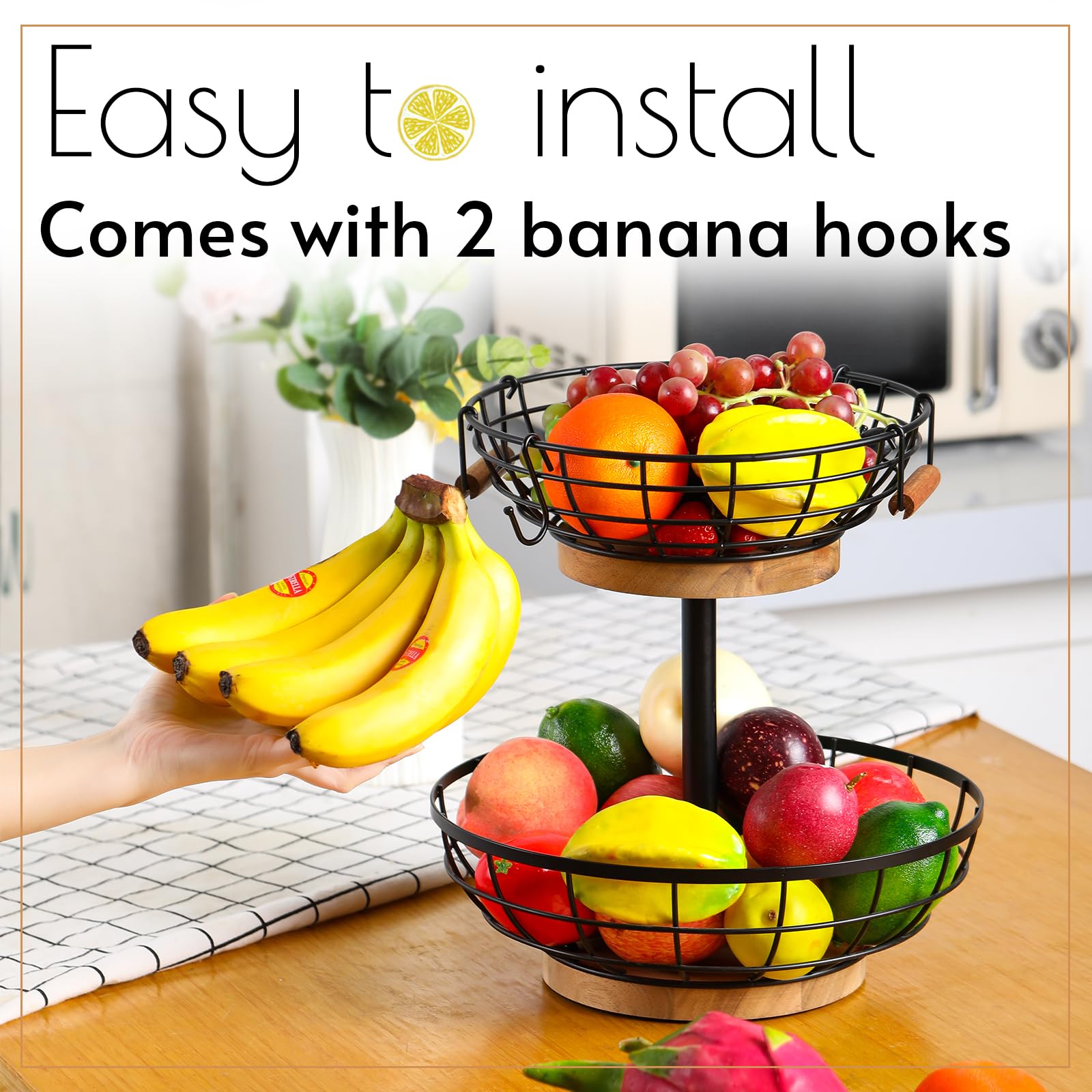 Wildmos sturdy metal frame and natural wood base blend durability with style.