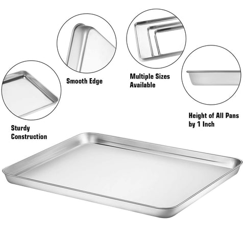 Wildone 12-inch baking sheet offers reliable heat distribution for cookies and pastries