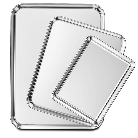 Wildone baking sheets in 9, 12, and 16 inches for versatile oven use