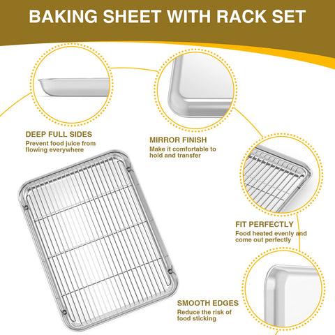 Wildone multi-size baking pan setup ideal for cookies and pastries