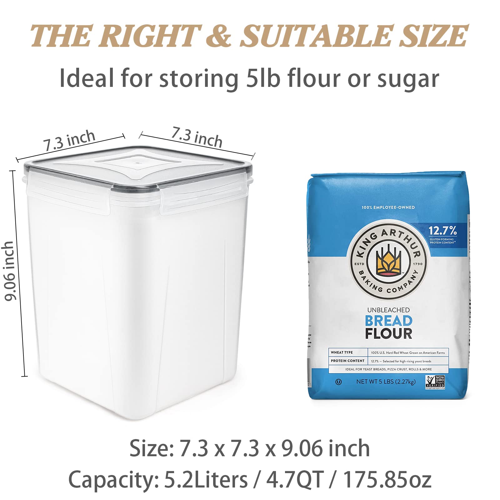 Wildone see-through stackable containers facilitate quick checks and optimized space.
