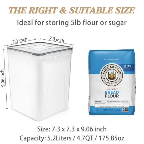 Wildone see-through stackable containers facilitate quick checks and optimized space.