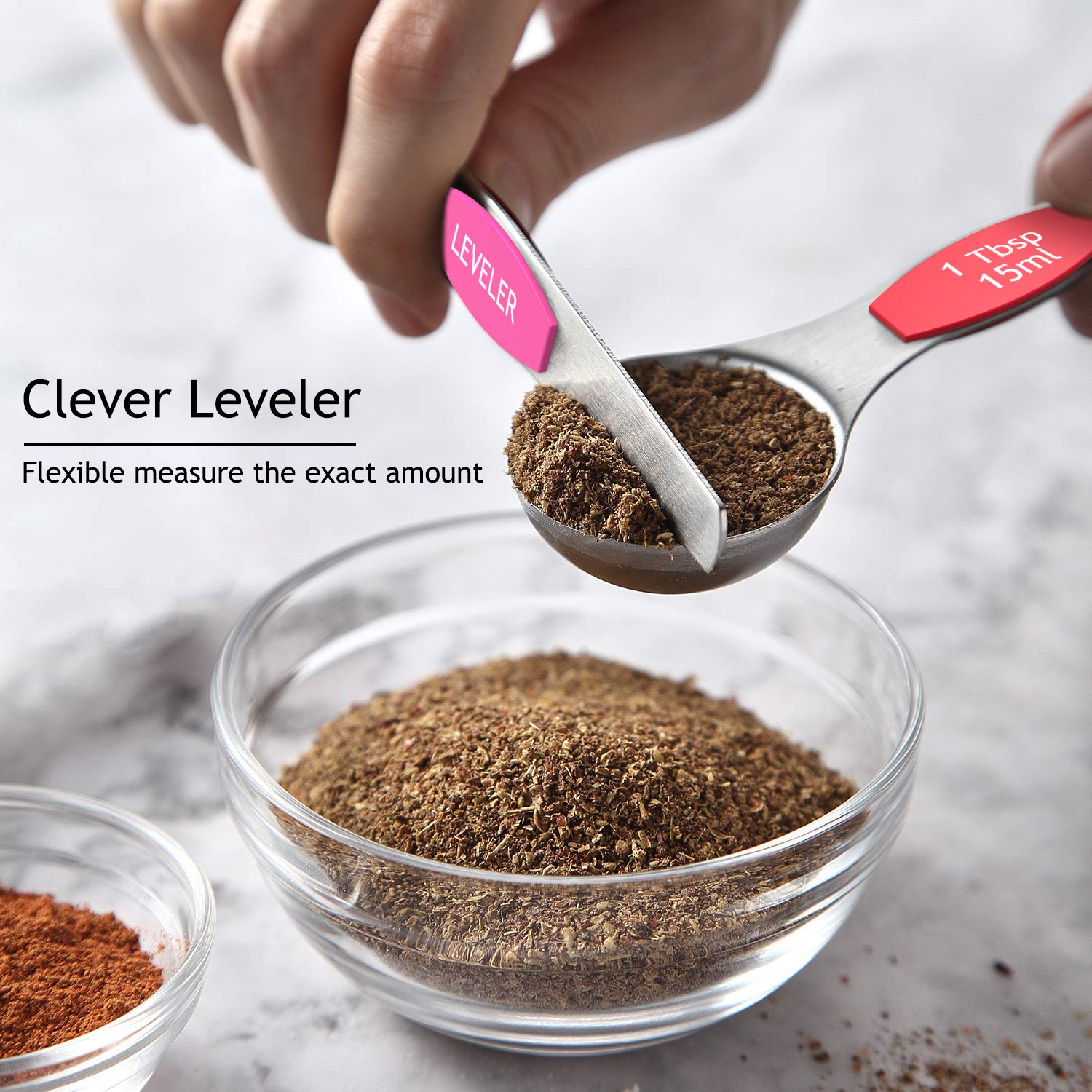 Wildone wall-mount magnetic ring keeps cups organized and within reach.