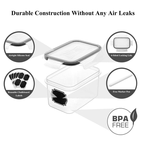 Wildone white chalk marker included for easy label writing